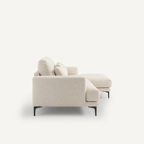 Zitbank met hoek rechts in bouclé, Marsile