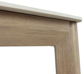 Dining Tuintafel rechthoekig 160 x 90 cm Aluminium Taupe Santika Indah