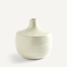 Gebarsten aardewerk vaas, hoogte 21,5 cm, CATANE