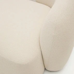 Kave Home Martina Hoekbank Ecru Organisch Design 230 Cm CL Links