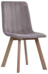 vidaXL Eetkamerstoelen 4 st fluweel roze