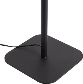 Moderne vloerlamp zwart incl. LED dimbaar - Divana