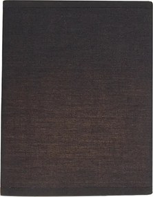 Moderne wandlamp zwart en goud met stoffen kap - Vete