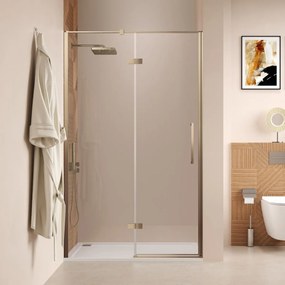 Saniclear Pure douchedeur 90cm verouderd messing