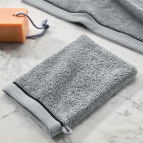 Set van 2 washandjes in gekamd katoen 675 gr/m², Victor