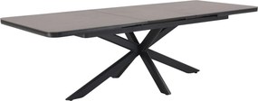 Cubanita uitschuifbare dining tuintafel 200-260x100xH75 cm aluminium keramiek antraciet