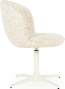 Eleonora Molly Draaibare Eetkamerstoel Met Beige Poten