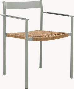 Stapelbare tuineetkamerstoelen DK met armleuningen, 2-delig