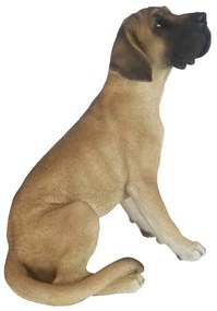 Esschert Design Duitse dog zittend 42,5x31,6x52,4 cm
