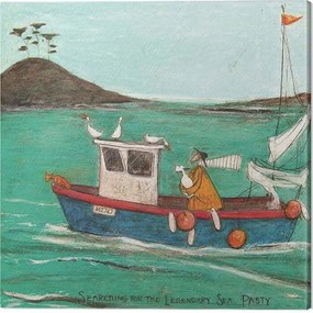 Schilderij op canvas Sam Toft  - Searching for the Legendary Sea Pasty