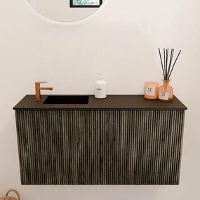 Mondiaz Joya 80cm toiletmeubel shadow met wastafel faye links 1 kraangat urban