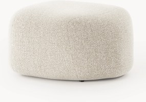 Ovale bouclé poef Wolke