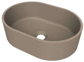 Arcqua Case waskom - ovaal - 40x28cm - mat truffel WAS805263