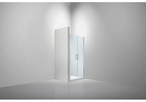 Van Rijn Products ST02 Saloondeur - 100x200cm - incl glasbehandeling - incl muurprofiel - chroom ST02400100