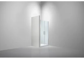 Van Rijn Products ST02 Saloondeur - 100x200cm - incl glasbehandeling - incl muurprofiel - chroom ST02400100