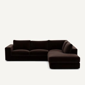 Hoekbank in fluweel, Skander