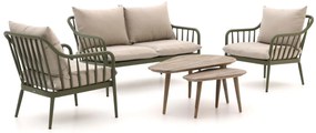 Stoel-bank loungeset Manifesto  | 4 personen | Loungeset Groen | Aluminium | Kees Smit Tuinmeubelen