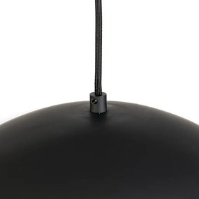 Scandinavische hanglamp zwart met goud 2-laags - Claudius Modern E27 rond Binnenverlichting Lamp