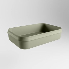 Mondiaz Arvo Solid Surface waskom 55x38cm army