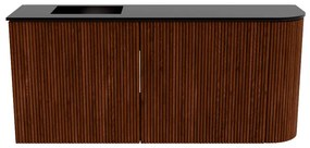 Mondiaz Joya 90cm toiletmeubel ronding rechts ruby met wastafel faye links 1 kraangat urban