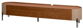 Kare Design Tango Design Tv-meubel Beige Leer - 200x40x41cm.