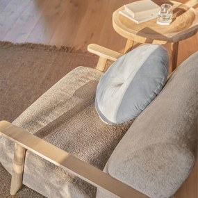 Kave Home Meghan Fauteuil Retro Beige Chenille