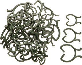 Nature plantenringen - set van 40 stuks (15x diameter 16 mm - 15x diameter 20 mm - 10x diameter 25 mm)