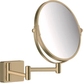 Hansgrohe AddStoris make-up spiegel 24,6x34,4x24,6cm brushed bronze