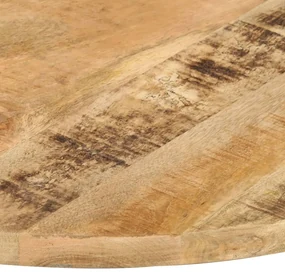 vidaXL Tafelblad rond 25-27 mm 80 cm massief mangohout