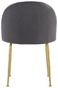 Laget Goud Fluwelen Stoel