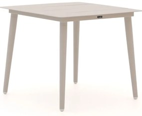 Tuin eettafel Manifesto  | Vierkant  | Tuintafel Aluminium | 90x90cm | 4 personen | Kees Smit Tuinmeubelen