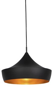 Scandinavische hanglamp zwart met goud - Depeche-Paul Modern E27 Scandinavisch rond Binnenverlichting Lamp
