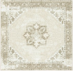 Handgeweven wasbaar laagpolig vloerkleed Kushim