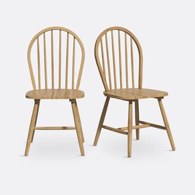 Set van 2 stoelen met spijlen, Windsor
