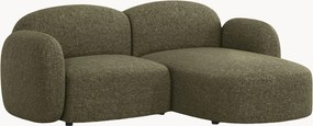 Chenille hoekbank Blair (2-zits)