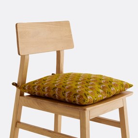 Stoelhoes vierkant, tetra, Ikat print, Asti
