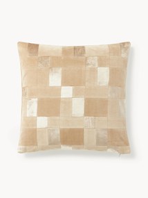 Patchwork fluwelen kussenhoes Bastien