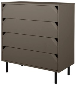Tenzo Corner Lage Wandkast Taupe - 90x43x96cm.