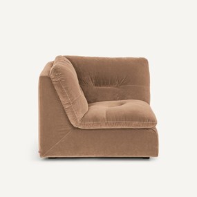 Modulaire 90° hoek in fluweel, GIULIANO