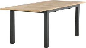 The Outsider Uitschuifbare Tuintafel - Ruben - 150-210cm  - Teak - Zwart - The Outsider