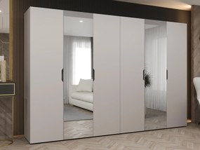 Kledingkast Hartford 518, Kasjmier, 202x300x50cm, 219 kg, Kledingkast deuren: Met scharnieren, Aantal planken: 4, Aantal planken: 4