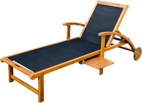Set van twee acaciahouten tuinligstoelen Tokyo Garden Point