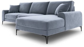 4.5-zitshoekbank Madara rechts velvet | Mazzini Sofas