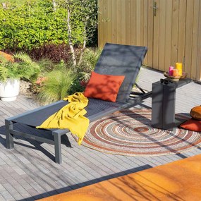 Garden Impressions Palmas ligbed - donker grijs / antraciet
