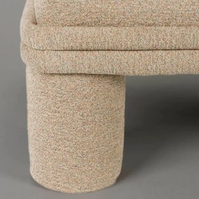 Dutchbone Fern Design Fauteuil Beige Boucle Stof