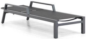 Lifestyle Garden Furniture Licata Ligbed Verstelbaar Aluminium/textileen Grijs