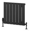 Eastbrook Addington type 10 radiator 50x50cm aluminium 443W antraciet