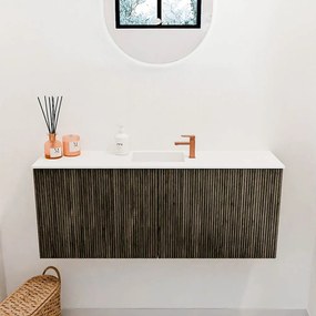 Mondiaz Joya 100cm toiletmeubel shadow met wastafel faye midden 1 kraangat talc