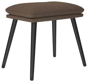 vidaXL Voetenbank 45x29,5x39 cm stof taupe