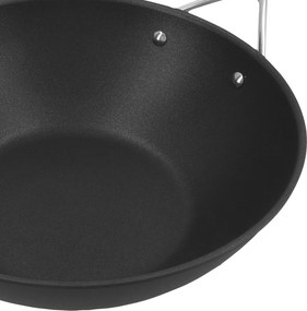 Demeyere Alu Pro 5 Wok vlakke bodem Duraslide Titanium 30 cm - Alu Pro 5 - Demeyere